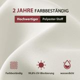 Famanu Parasol Rechthoekig 180x130 cm voor Balkon - Terras en Tuin - Windbestendig - UPF 50+