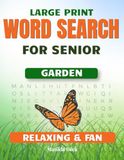 Easy Garden Word Search for Seniors: Large Print Puzzle Book