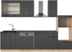 Vicco Fame-Line Complete keukeneenheid – 300 cm met hoge kast, WB Antraciet Donkergrijs