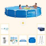 Intex Rond Frame Zwembad - 366 x 76 cm - Blauw