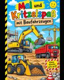 Mal und Kritzelspaß Baufahrzeuge