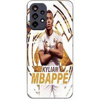 Maniacase Samsung Galaxy A33 5G Kylian Mbappe Real Madrid behang viering hoesje