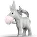 O Metalmorphose Sleutelhanger Donkey Metal Keyring - Ezel - Metaal 3D - Unisex - Grijs