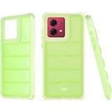 Techsuit Hoes voor Motorola Moto G84, Wave Shield, Groen
