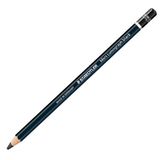 STAEDTLER 100B-2B Mars Lumograph potlood premium kwaliteit hardheid 2B, 12 stuks in kartonnen etui, zwart