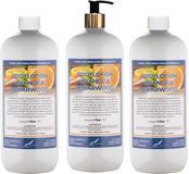 Claudius Cosmetics B.V. Bodylotion Sweet Orange & Cedarwood 1 Liter - met gouden pomp - set van 3 stuks