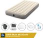 Intex Luchtbed - 1-Persoons - 99 x 191 x 25 cm - Beige - Inclusief Pomp - Hoeslaken - Kussen - Kussenbeschermer en Reparatieset