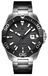 Pagani Design Montre homme, modèle Rail, mouvement mécanique, acier inoxydable, argent/noir