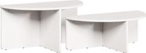 vidaXL Salontafel Wit Massief Grenenhout 79 x 39,5 x 40 cm
