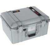 Peli Air 1557 beschermkoffer met schuim, zilver/grijs