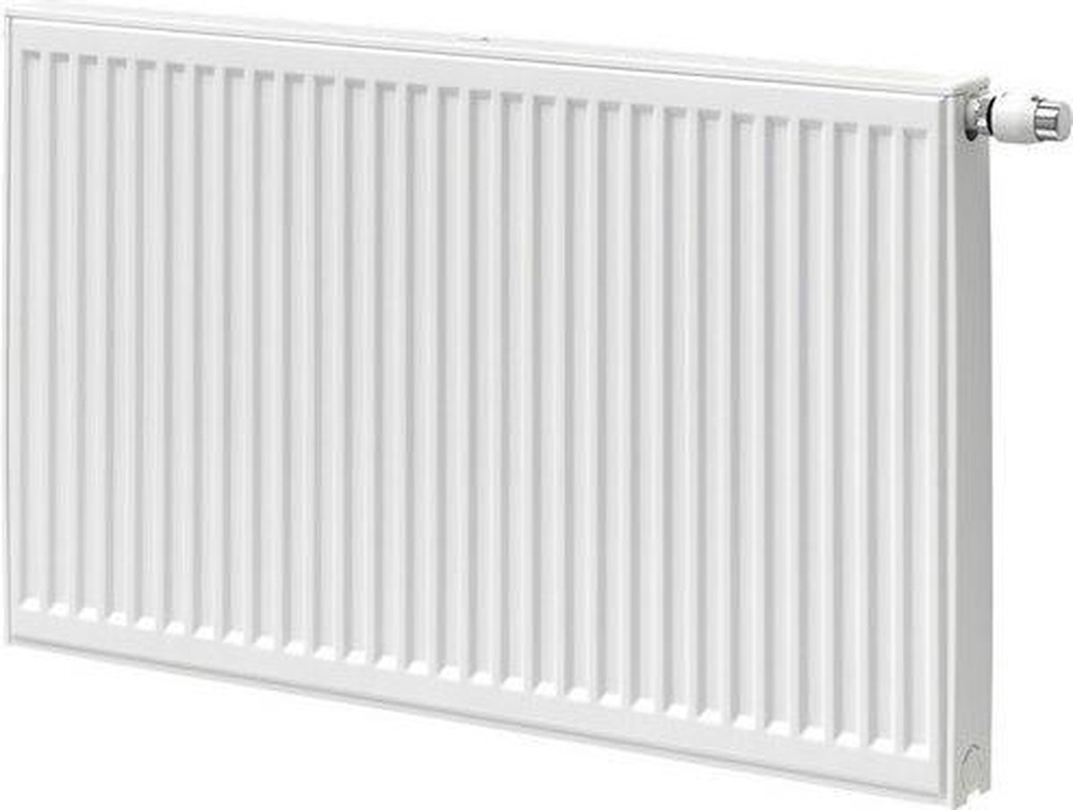 Henrad Premium ECO paneelradiator 60x200cm type 22 3234watt 4 aansluitingen Staal Wit Glans