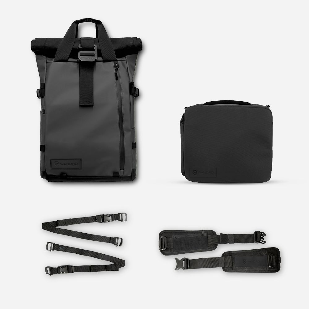 WANDRD THE PRVKE 21-Liter Black Photo Bundel V3 Camera Backpack - Black/Grey