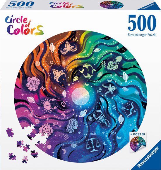 Ravensburger Circle of Colors Astrologie Puzzle - 500 Pieces