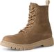 Tamaris - Dames - Enkellaarzen - Bruin - Leer/Synthetisch - 39