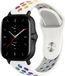 Strap-it Amazfit GTS 2 sport band - wit/kleurrijk