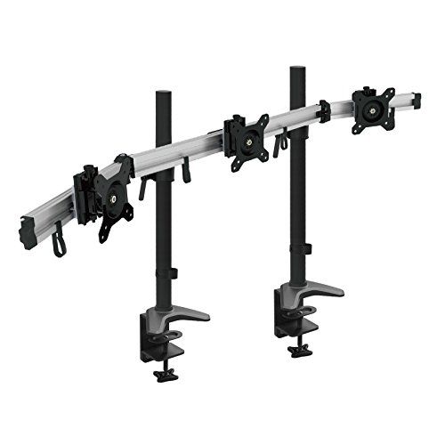 HFTEK 3-voudige monitorarm-houder - 15 - 34 inch - tafelklemsysteem - VESA 75/100 (MP230C-XL)