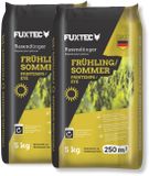 FUXTEC voorjaars-/zomergazonmeststof FX-RDFS20, stikstofrijke korrels voor een gelijkmatige groei van het gazon, 20 kg bereik ca. 500m², langdurig effect