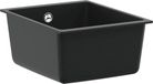 vidaXL Enkele keukenspoelbak Graniet 37 x 46 x 20 cm Grafiet