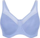 Hunkemöller Dames Lingerie Niet-voorgevormde minimizer beugel bh Nina - Blauw - maat D90