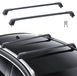 Latios Porte-bagages Voiture - Barres transversales universelles en aluminium - Capacité de charge de 90 kg - Pour barres de toit surélevées ouvertes - Écartement des barres 102-108 cm