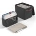 Rotho MyPaper MY PAPER Plus documentenorganizerset, kunststof (PP) BPA-vrij, zwart, (40,0 x 29,2 x 46,5 cm)