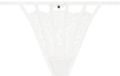 Hunkemöller Dames Lingerie String Maxime - Wit - maat XL