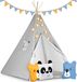Nukido 740030 Tipi pour enfants avec lumières - gris