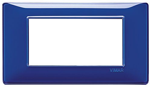 Vimar Platte serie – kaart 4 module Reflex saffier