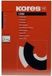 Kores Carbonpapier | Zwart | Formaat 21 x 29,7 cm | Doos 100 vel