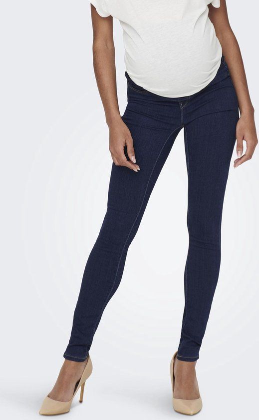 ONLY OLMRAIN LIFE REG SK JEGGING DBD DNM NOOS Dames Jeans - Dark Blue Denim - Maat M/32