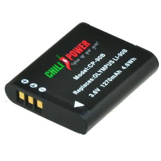 ChiliPower Li-90B / Li-92B accu voor Olympus - 1270mAh