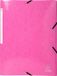 Exacompta 25x IDERAMA® Elastomap 3 kleppen Maxi Capacity 425gm2 A4 - Roze