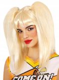 Fiestas Guirca Damespruik Blond met Paardenstaarten en Pony - Halloween Kostuum