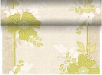 Papstar Tafelloper "Annabel" groen 24 m x 40 cm