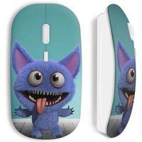 Maniacase Klein schattig monster draadloze muis
