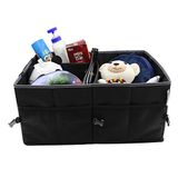 FH GROUP FH1141GRAY Opvouwbare Multi-Compartiment Kofferbak, Cargo Car, Grijze Opslag Organizer