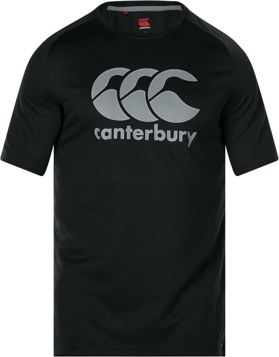 Canterbury sportshirt Core VapoDri Large Logo polyester zwart