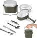 Zelora RYSE Precision Components Ltd. Bundeswehr Essgeschirr set - Hittebestendig aluminium kookgerei voor kamperen