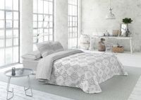 Pierre Cardin Bouti sprei GENEVA PC + CUSHION zilver katoen extra breed