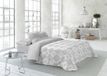Pierre Cardin Bouti sprei GENEVA PC + CUSHION zilver katoen extra breed