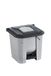 Maya 09104 - vuilnisemmer met pedaal en binnenemmer speciaal voor recycling, 30 l, zwart