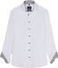 OLYMP Luxor modern fit chemise - twill - Blanc - Repassage facile - Tour de cou : 39 (taille UE : M)