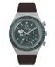 Timex Peanuts x Q Timex TW6A04400 Horloge - Leer - Bruin - Ø 40 mm