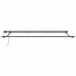 vidaXL Zonnetent met zonne-energie ledverlichting Wit Polyester 450 cm