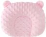 Yunta B.V. Coussin pour bébé - Coussin de sommeil ergonomique en mousse à mémoire de forme - Coussin anti-tête plate pour bébés (0-12 mois) - Lavable en machine - Prévient la tête plate - Rose