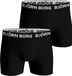 Björn Borg Boxer en mélange de coton et de bambou 2-pack Noir Taille L