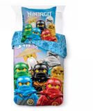 Lego Ninjago Dekbedovertrek 140 x 200 cm Skybound - Katoen - 70 x 90 cm