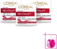 L'Oréal Revitalift 40+ Crème de jour - Hydratante Anti-rides - 50 ml - 3 Pièces