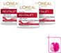 L'Oréal Revitalift 40+ Crème de jour - Hydratante Anti-rides - 50 ml - 3 Pièces