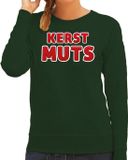 Bellatio Decorations Foute Kersttrui/Sweater voor Dames - Groen - Maat S